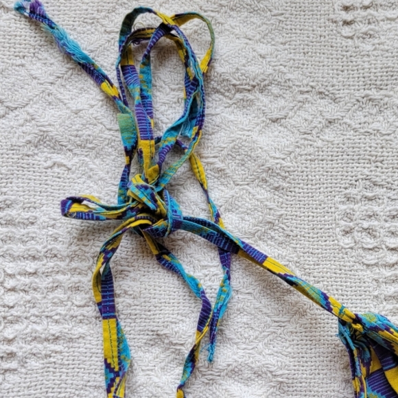 Geometric Vibrant Halter Top Adjustable Maxi Summer Dress - Picture 12 of 12